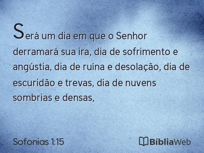 Sofonias 1:15 em imagem para compartilhar