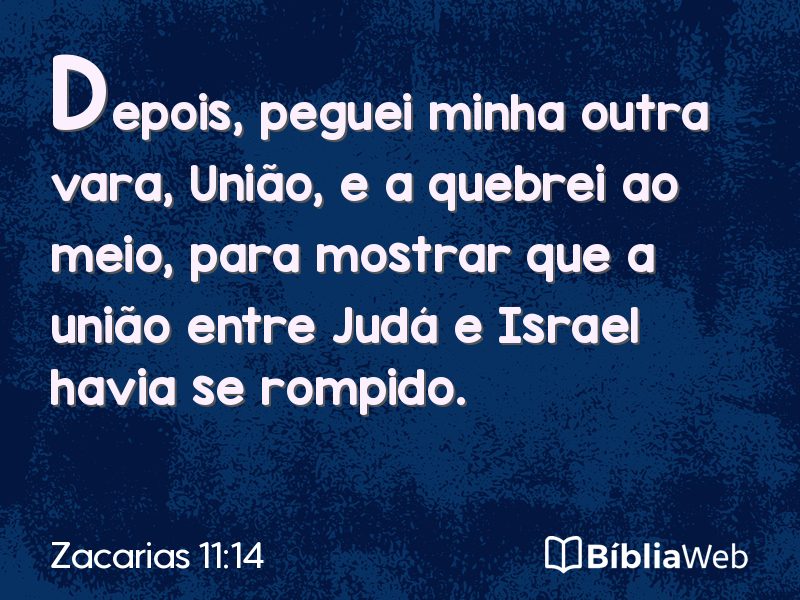 Zacarias 11:14 em imagem para compartilhar