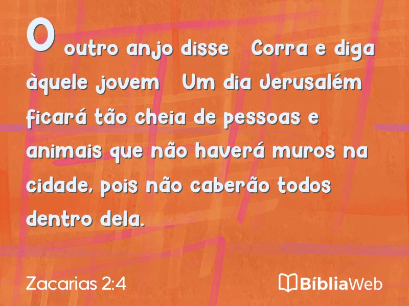 Zacarias 2:4 em imagem para compartilhar