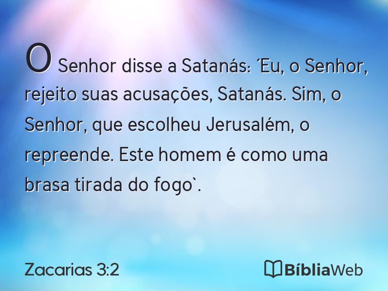 Zacarias 3:2 em imagem para compartilhar