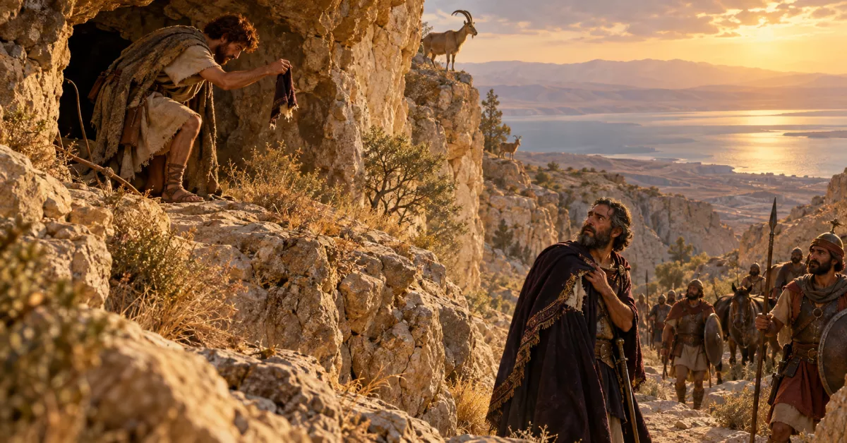 I Samuel 21-24: Davi Fugitivo e a Vida de Saul Poupada