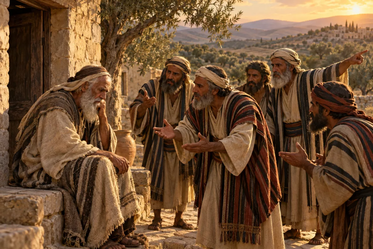 Os anciãos de Israel vão a Ramá e pedem ao velho Samuel um rei, como têm todas as nações